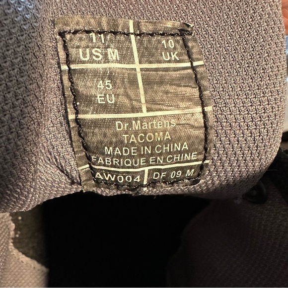 Dr martens harrisland men’s black leather lace up ankle boots - Picture 10 of 10